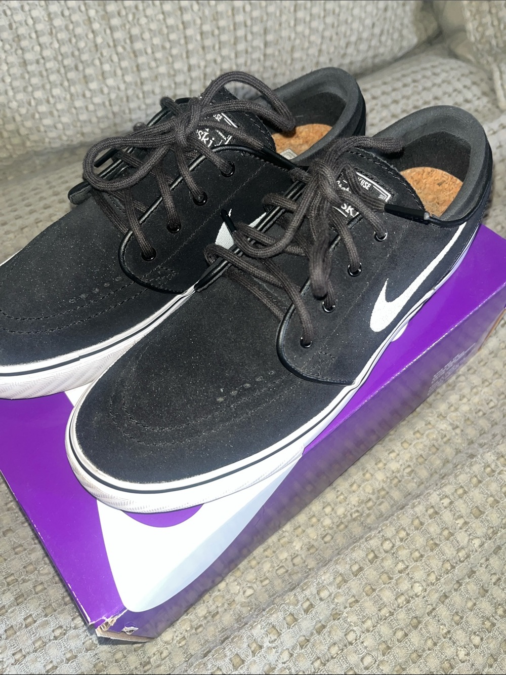 Nike Black & white Janoski OG+